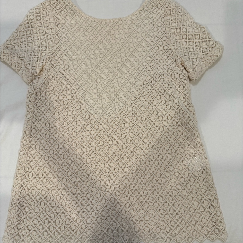 ba&sh Ivory Lace Top